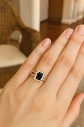 Zircon Ring-157 (Black)
